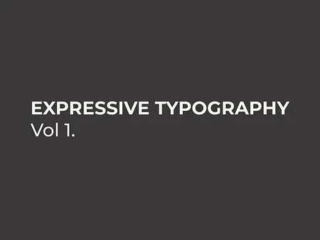 Expressive Typography